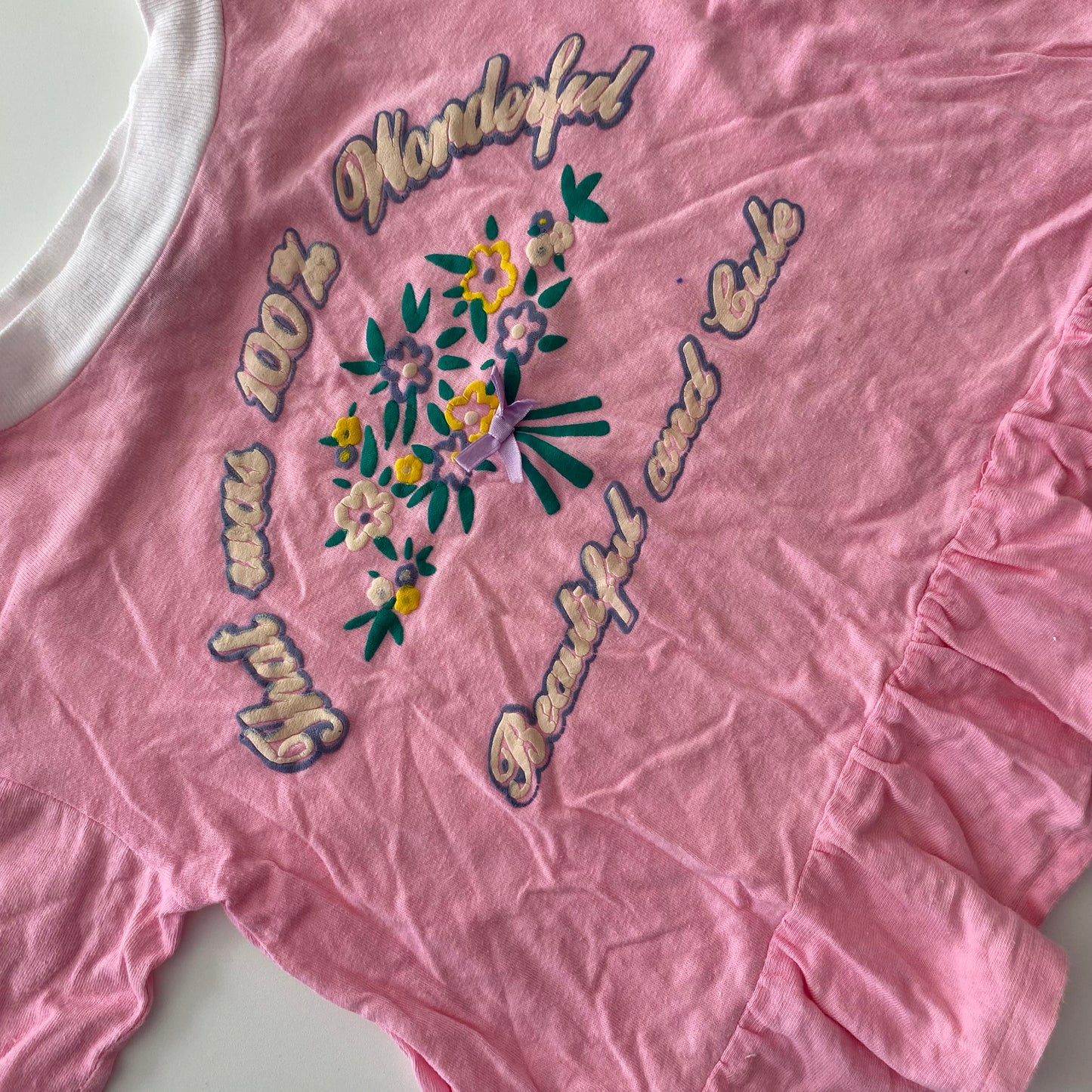 Vintage Kids Club Top - Size 6Y