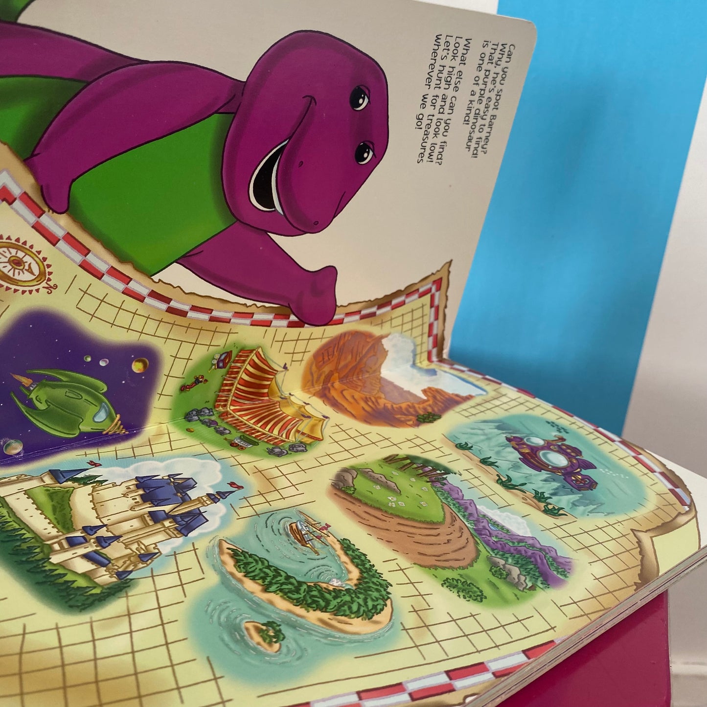 Barney Treasure Hunt Search & Find Board Book