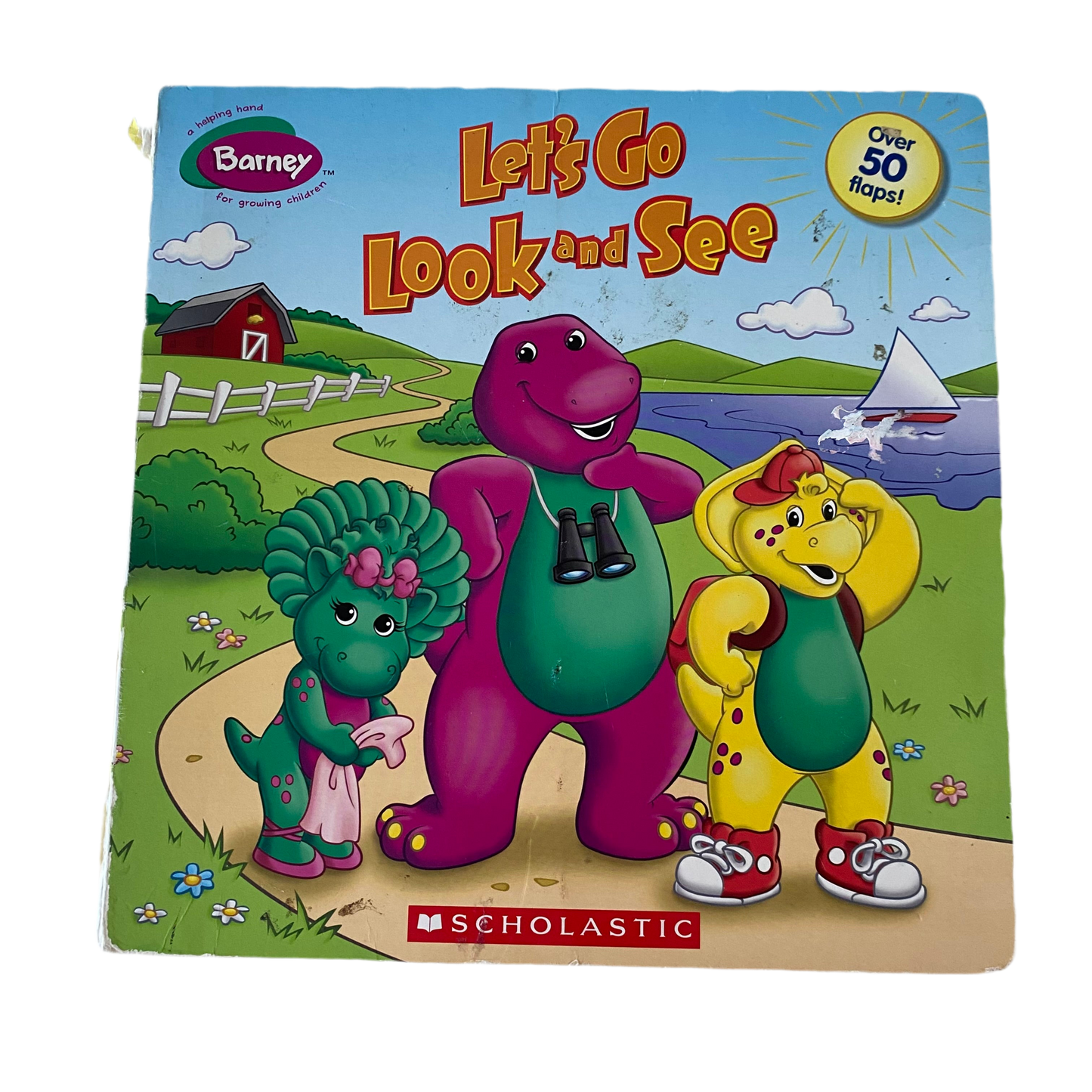 Barney Let’s Go Look & See Lift The Flap Book