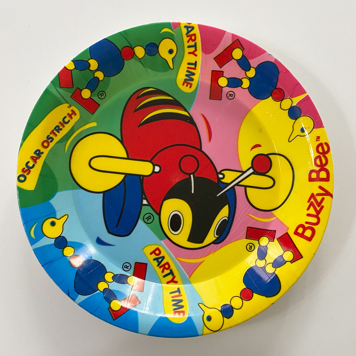 Buzzy Bee Plastic Plate