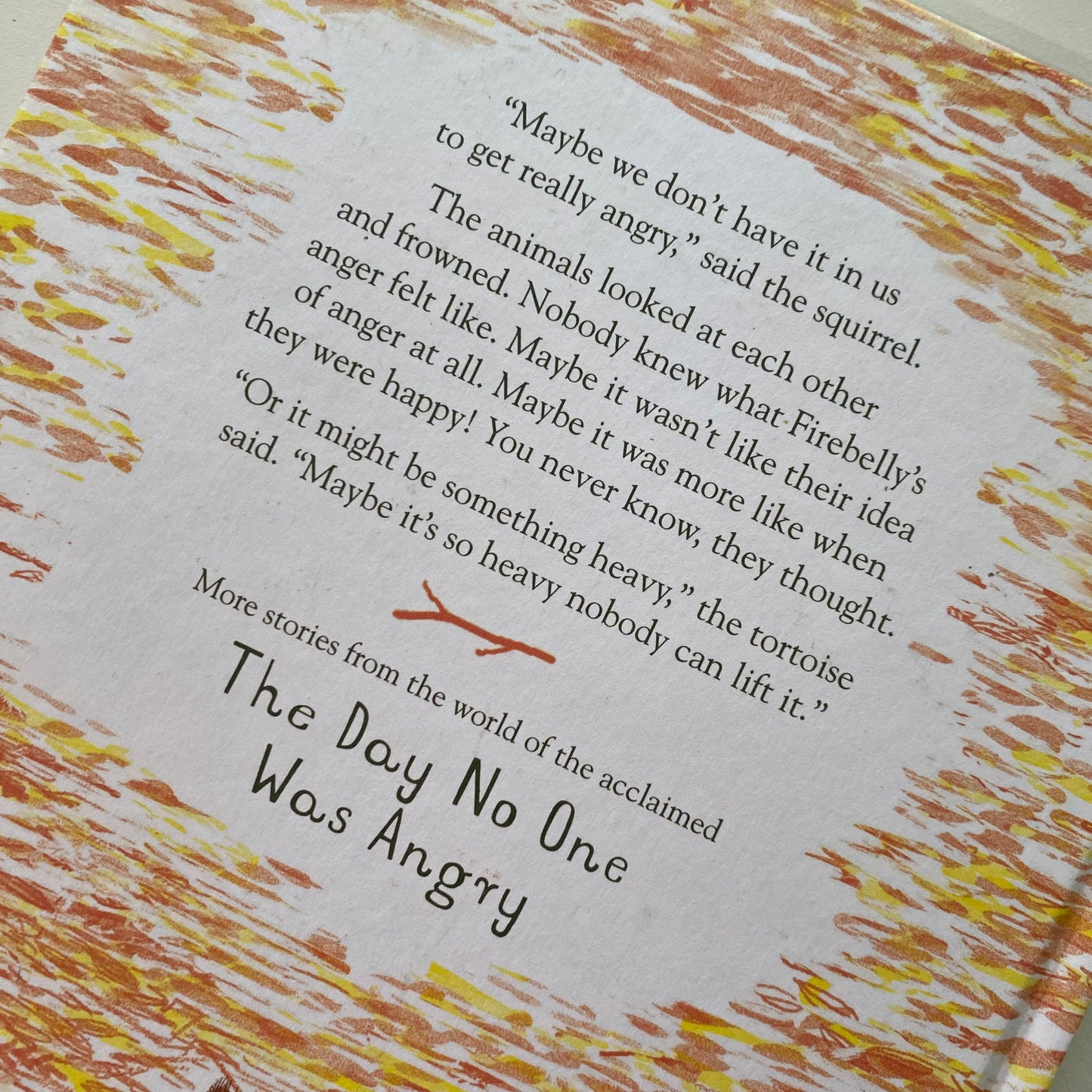 No One Is Angry Today Book