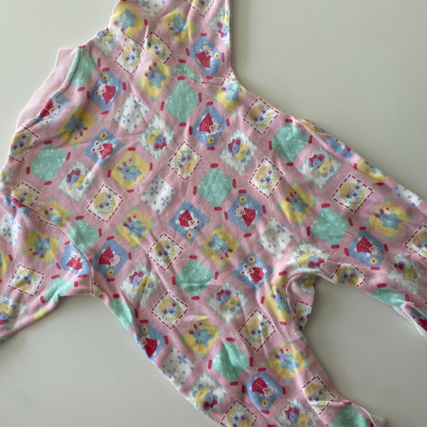 Vintage Ladybird Footed Suit - Size 0-3M
