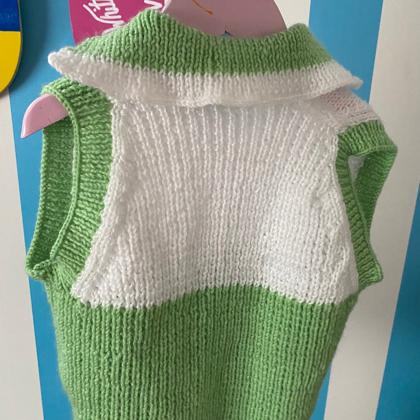 Handmade Knit Vest - Size 5-7Y