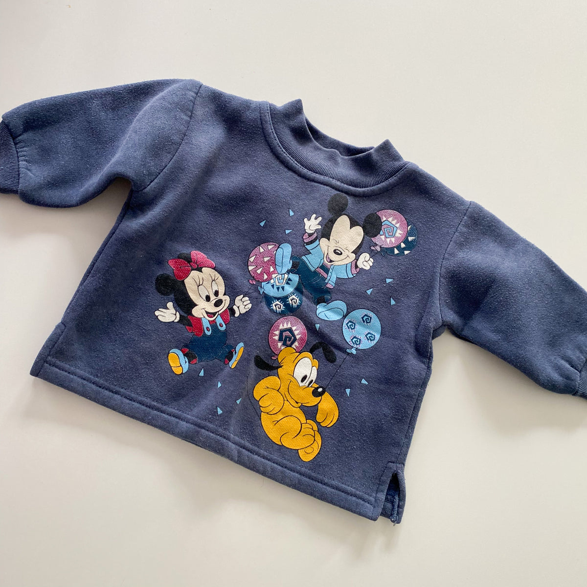 Vintage Disney Baby Mickey Mouse Jumper - Size 6-12M