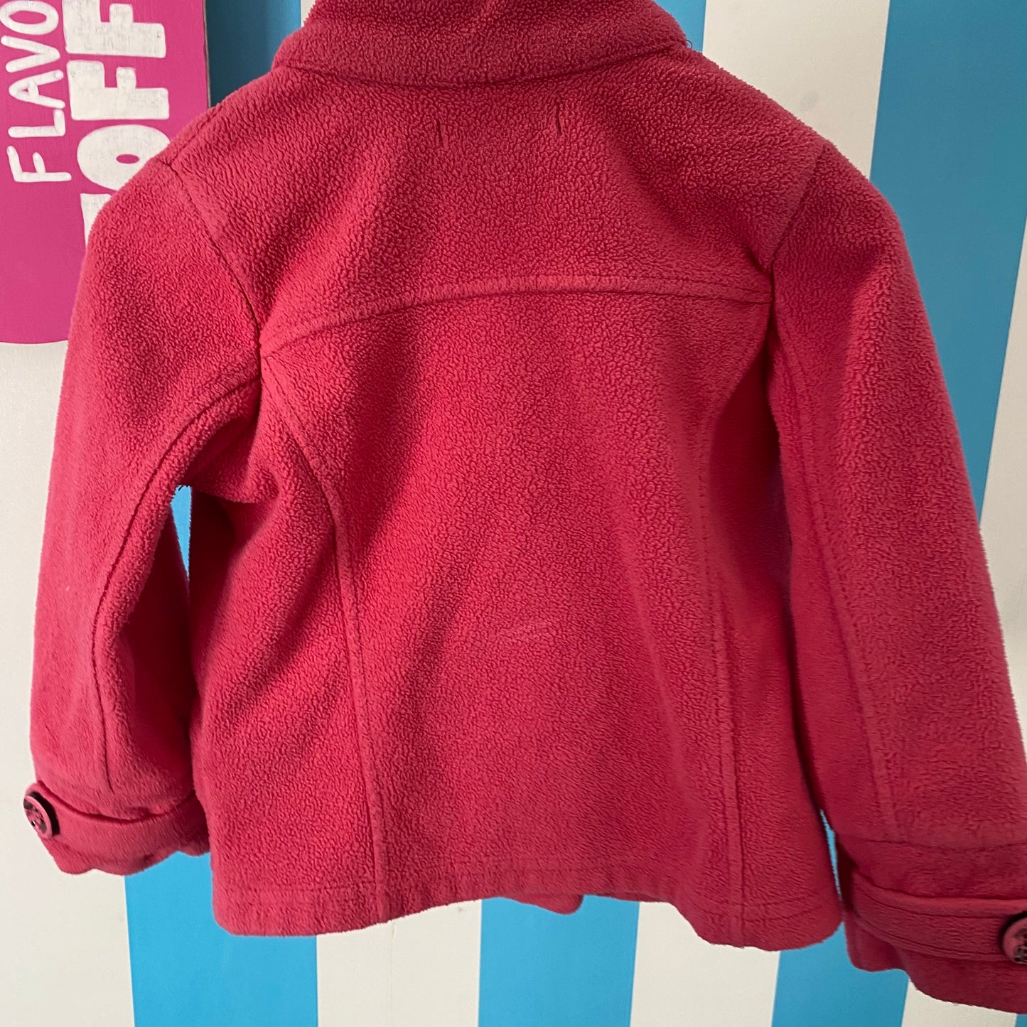Vintage Pumpkin Patch Fleece Coat - Size 2