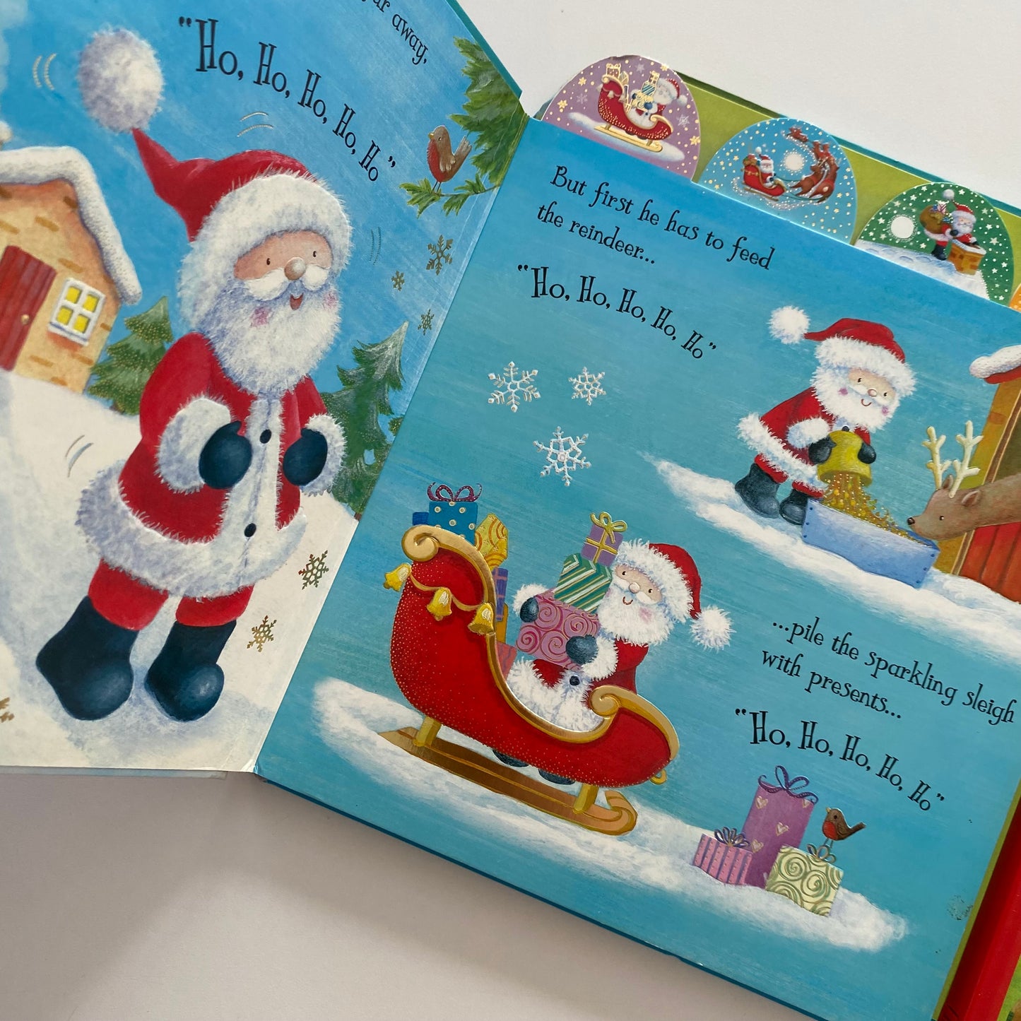 Usborne Noisy Touchy Feely Santa Book