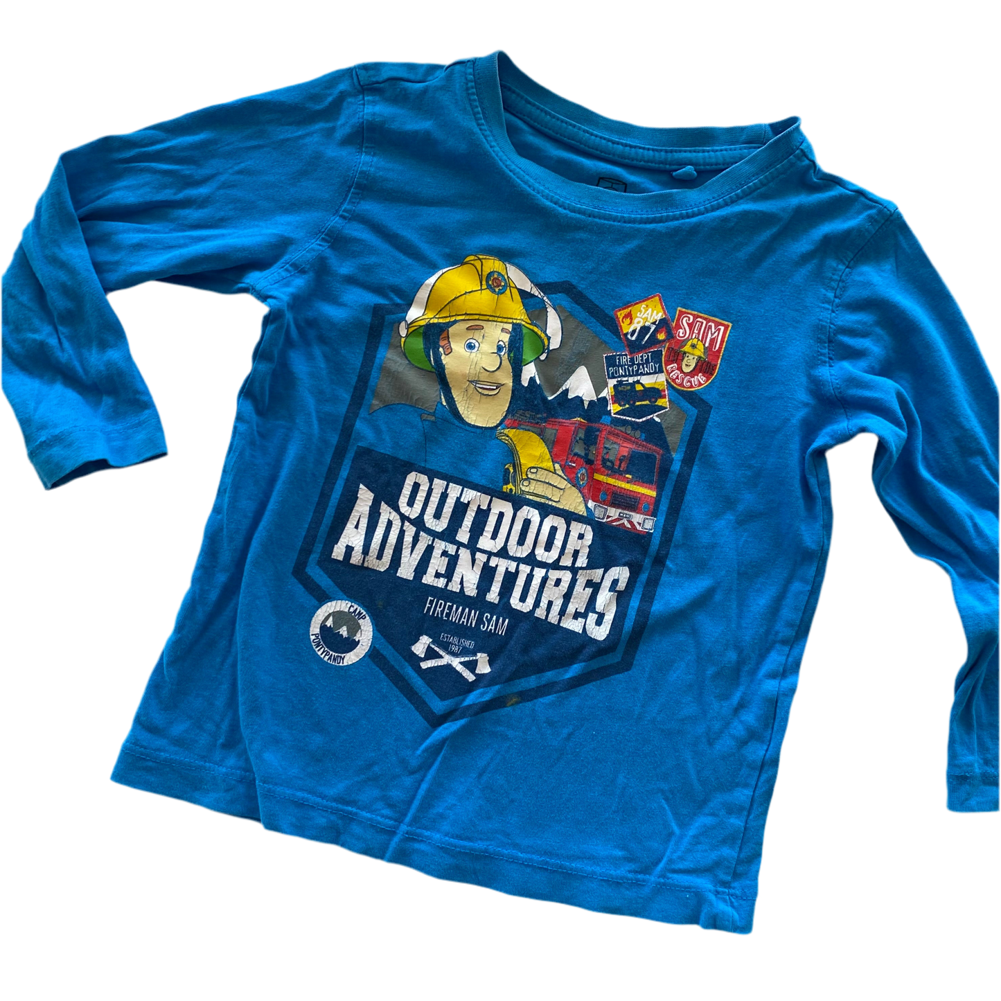 Fireman Sam Long Sleeve Top - Size 2