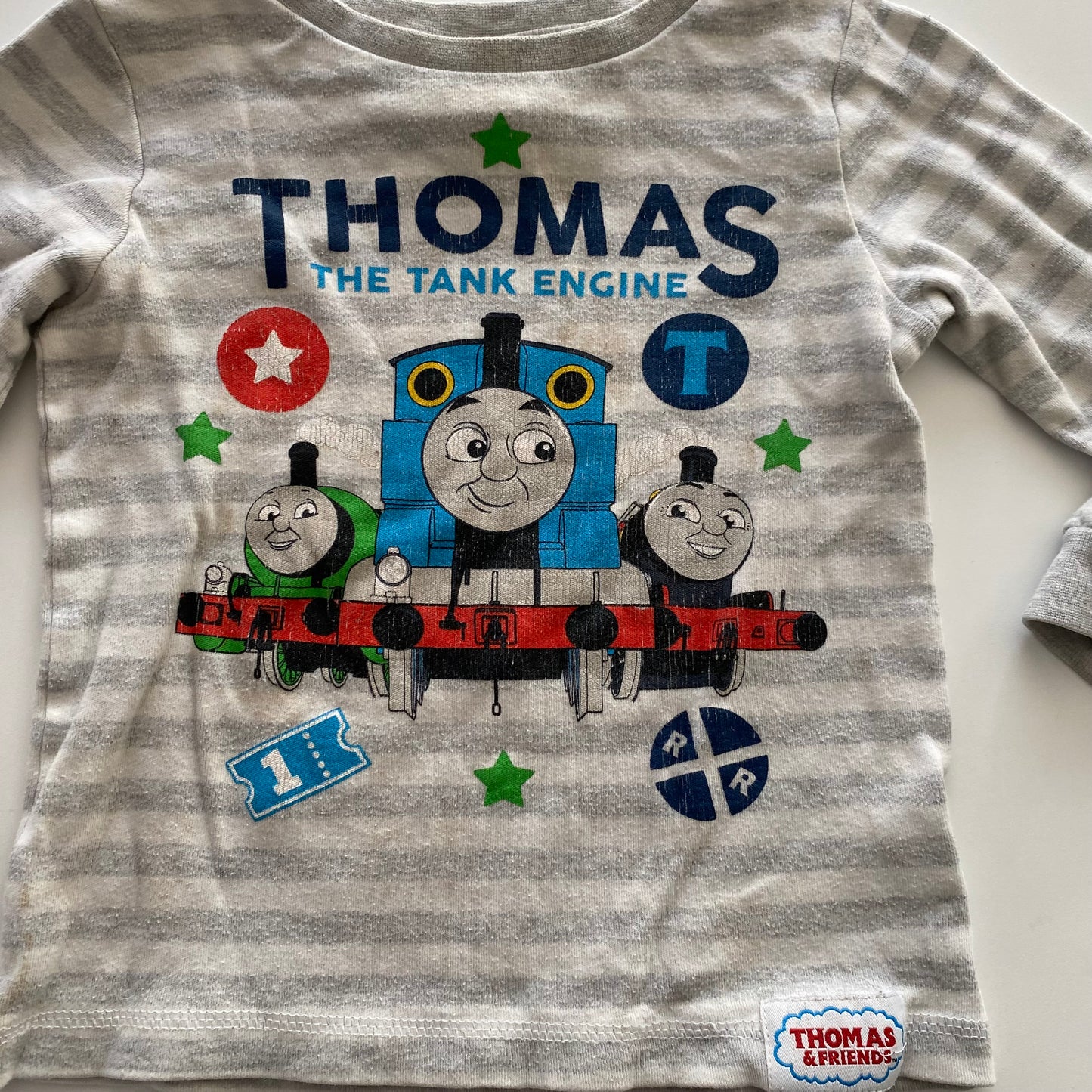 Thomas The Tank Engine Long Sleeve Top - Size 1-2Y