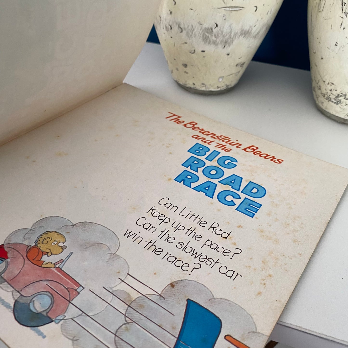 Vintage The Berenstain Bears & The Big Road Race Book