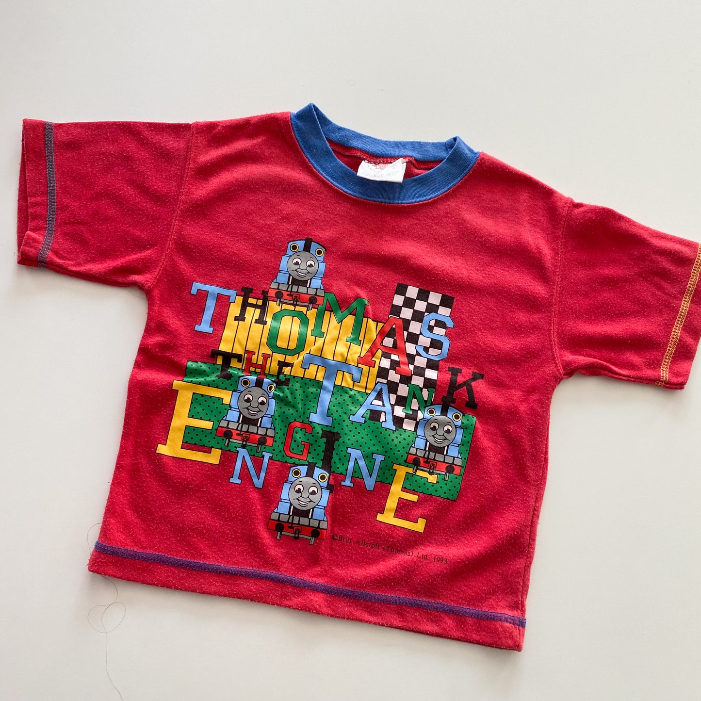 Vintage Thomas The Tank Engine Top - Size 3