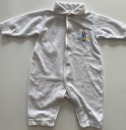 Beatrix Potter Peter Rabbit Velour Suit - Size 3-6M