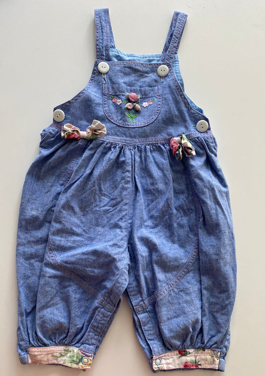 Vintage Overalls - Size 6-12M