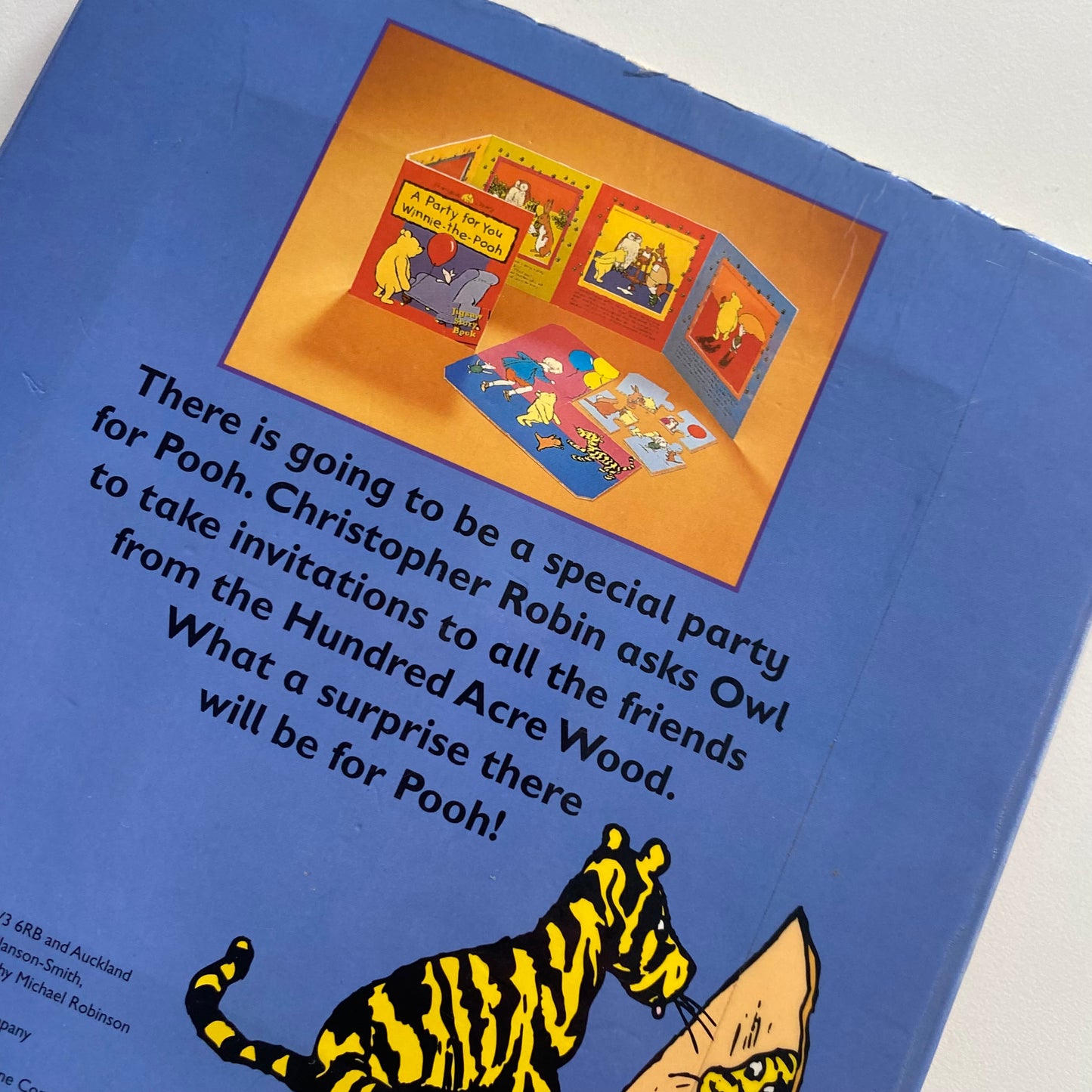 A Party For You Winnie The Pooh Jigsaw Story Book