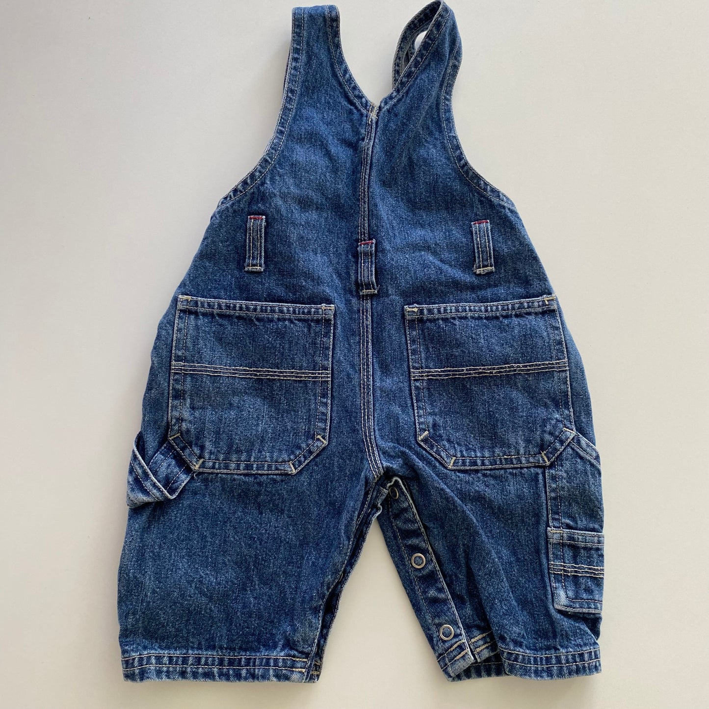 Vintage Denim Overalls - Size 6M