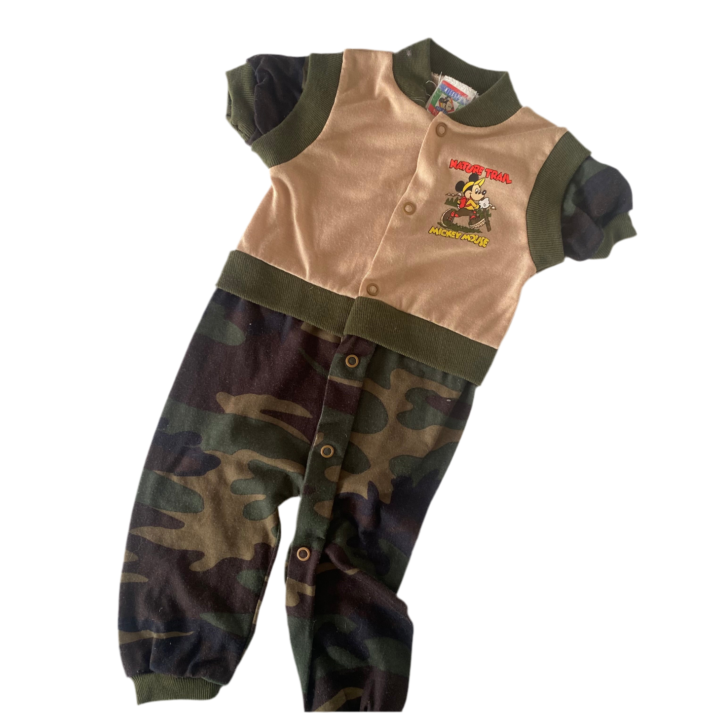 Vintage Disney Mickey Mouse Romper - Size 3-6M