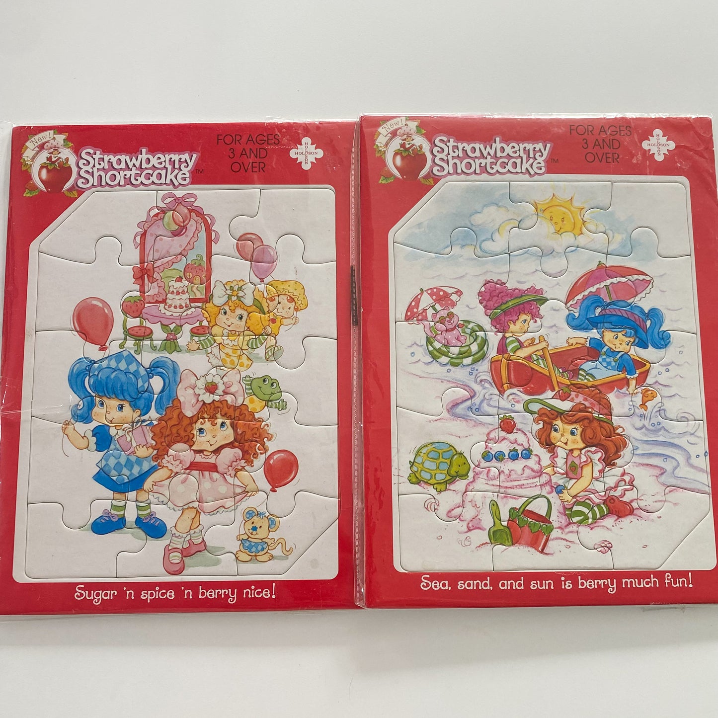 Vintage Strawberry Shortcake Puzzle Bundle
