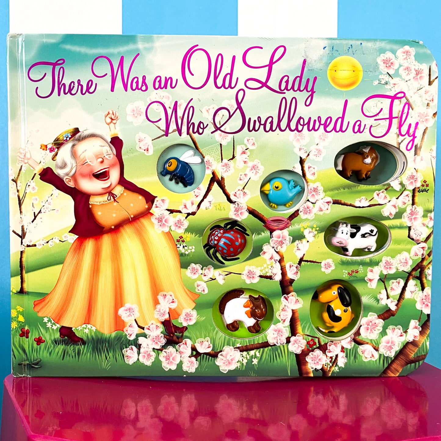 There Was An Old Lady Who Swallowed A Fly Board Book