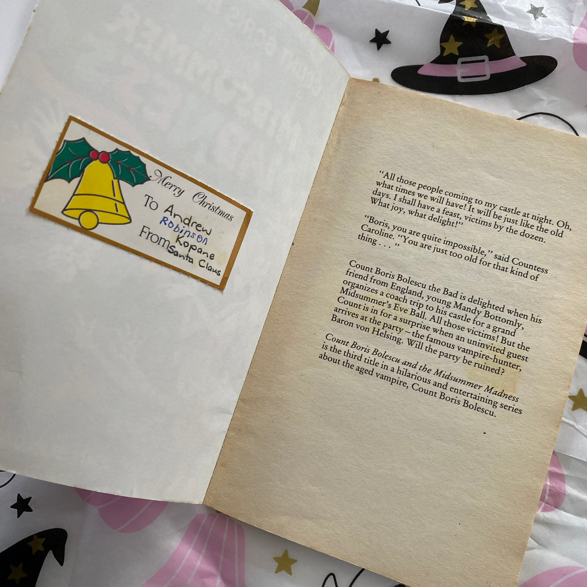Vintage Count Boris Bolescu & The Midsummer Madness Chapter Book