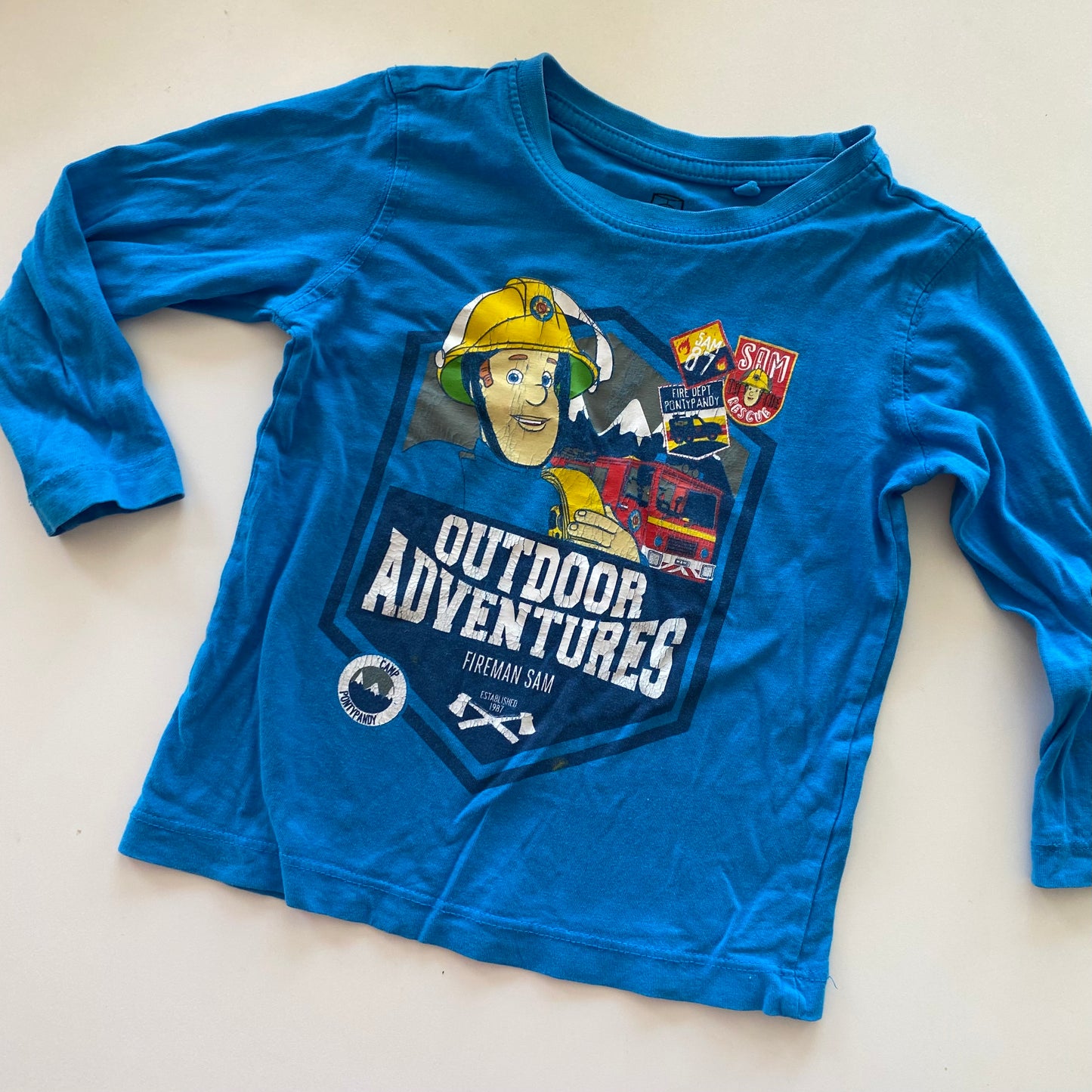 Fireman Sam Long Sleeve Top - Size 2