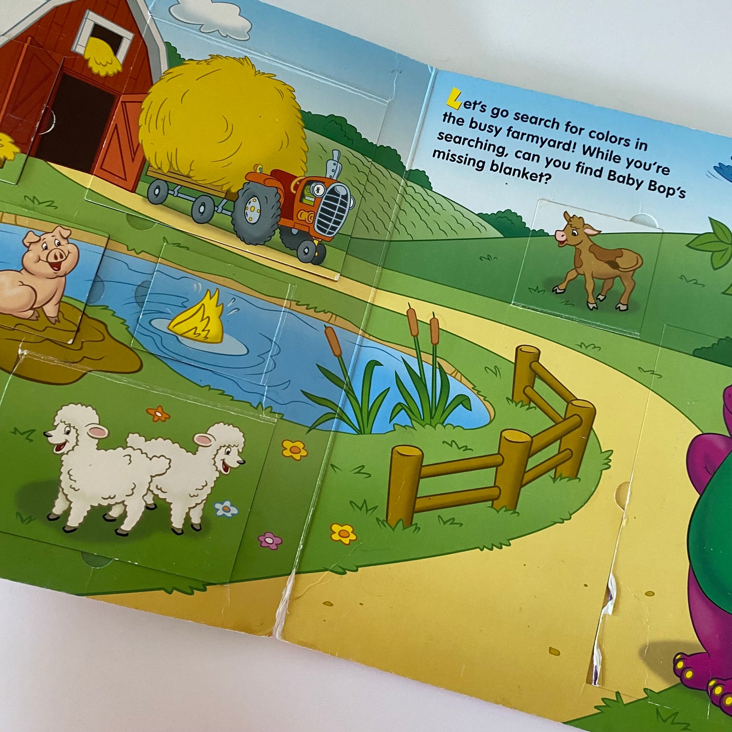 Barney Let’s Go Look & See Lift The Flap Book