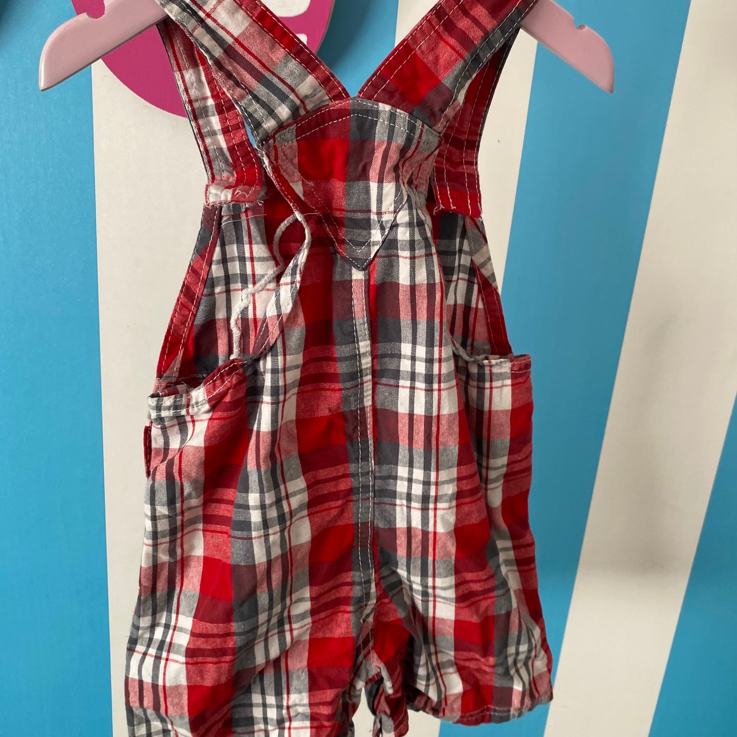 Sesame Street Elmo Shortalls - Size 2