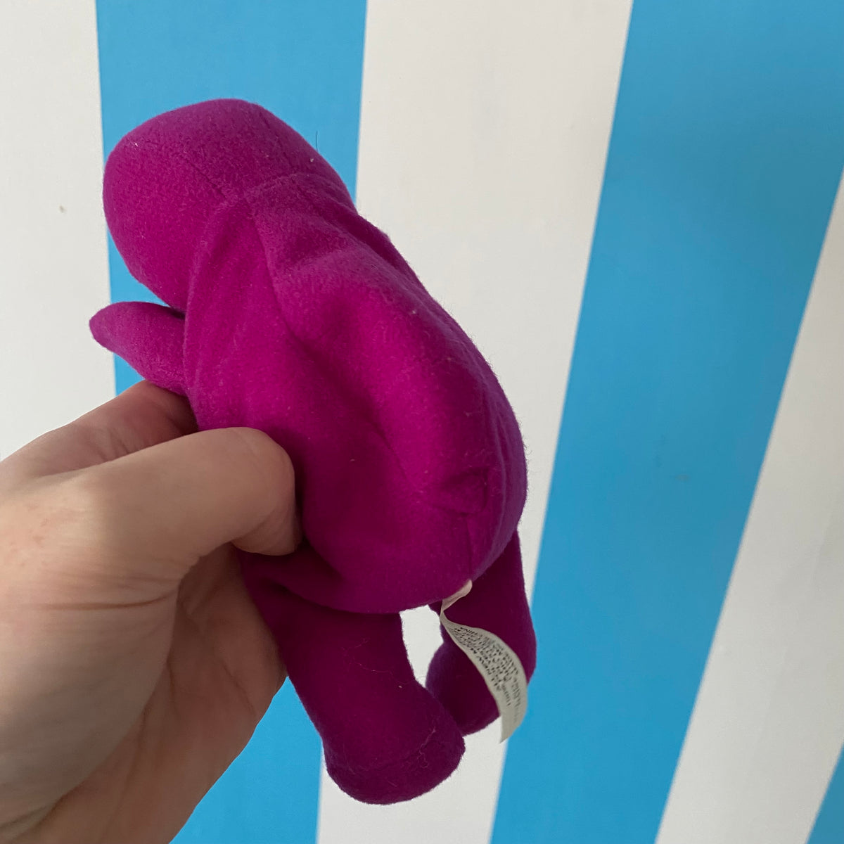 Vintage Barney Beanie Plush