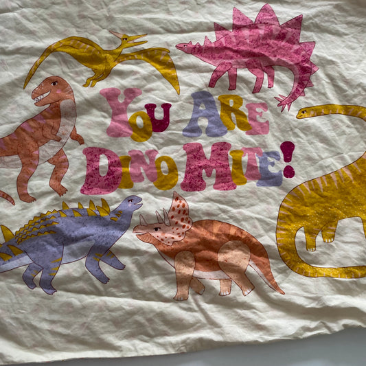 Adair’s Dinosaur Pillowcase
