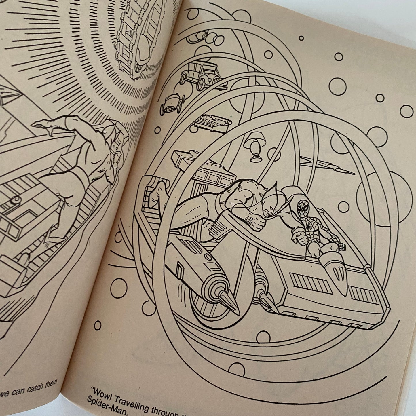 Vintage Marvel Colouring Book