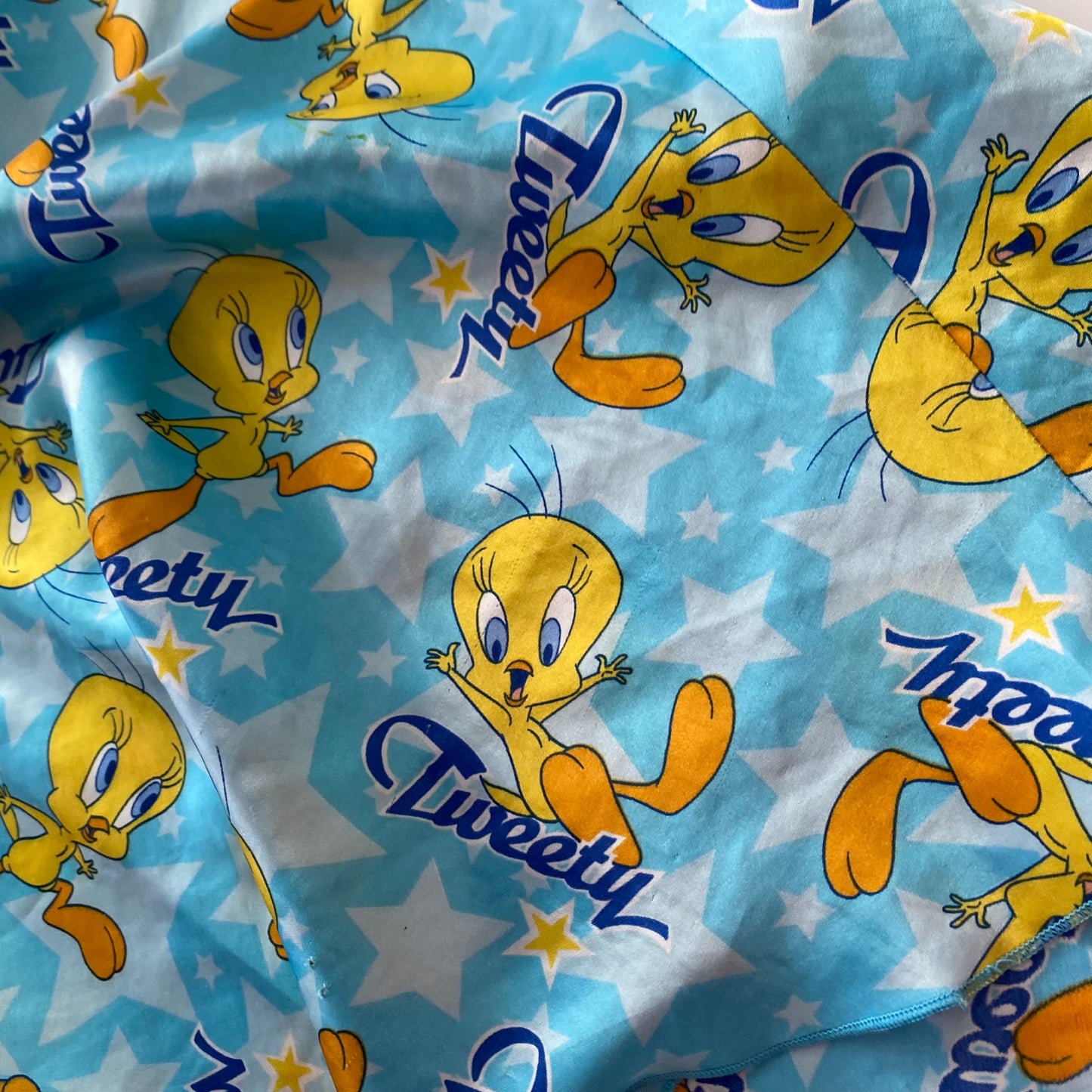 Vintage Loony Tunes Tweety Silk Nightie - Size 5-8Y
