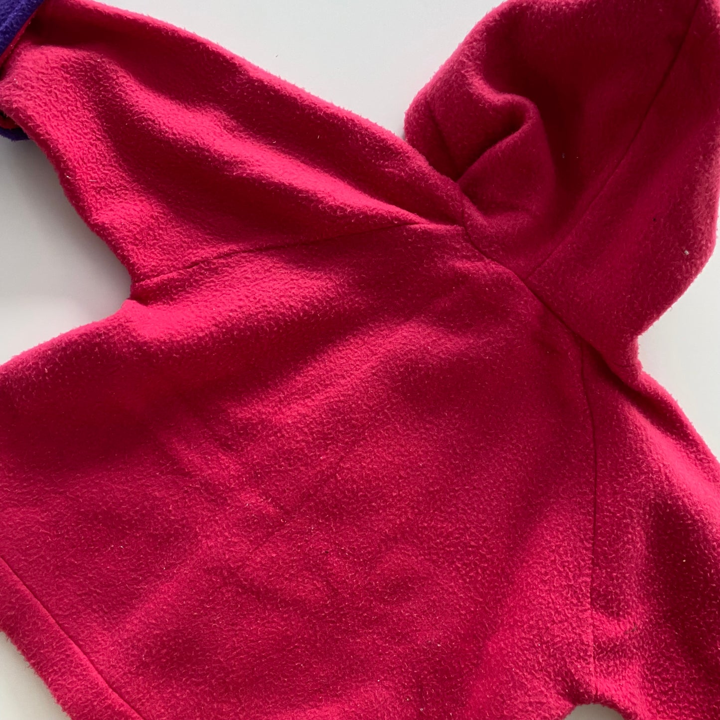 Vintage Ladybird Pink Fleece Coat - Size 12M