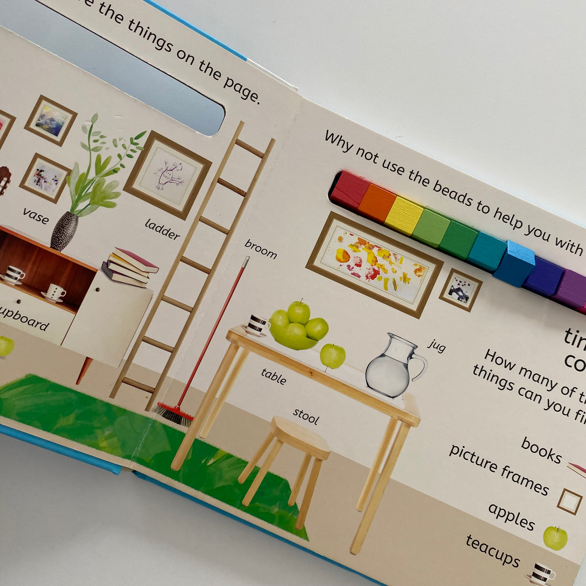 How Many Beads? Measure, Count & Compare Board Book