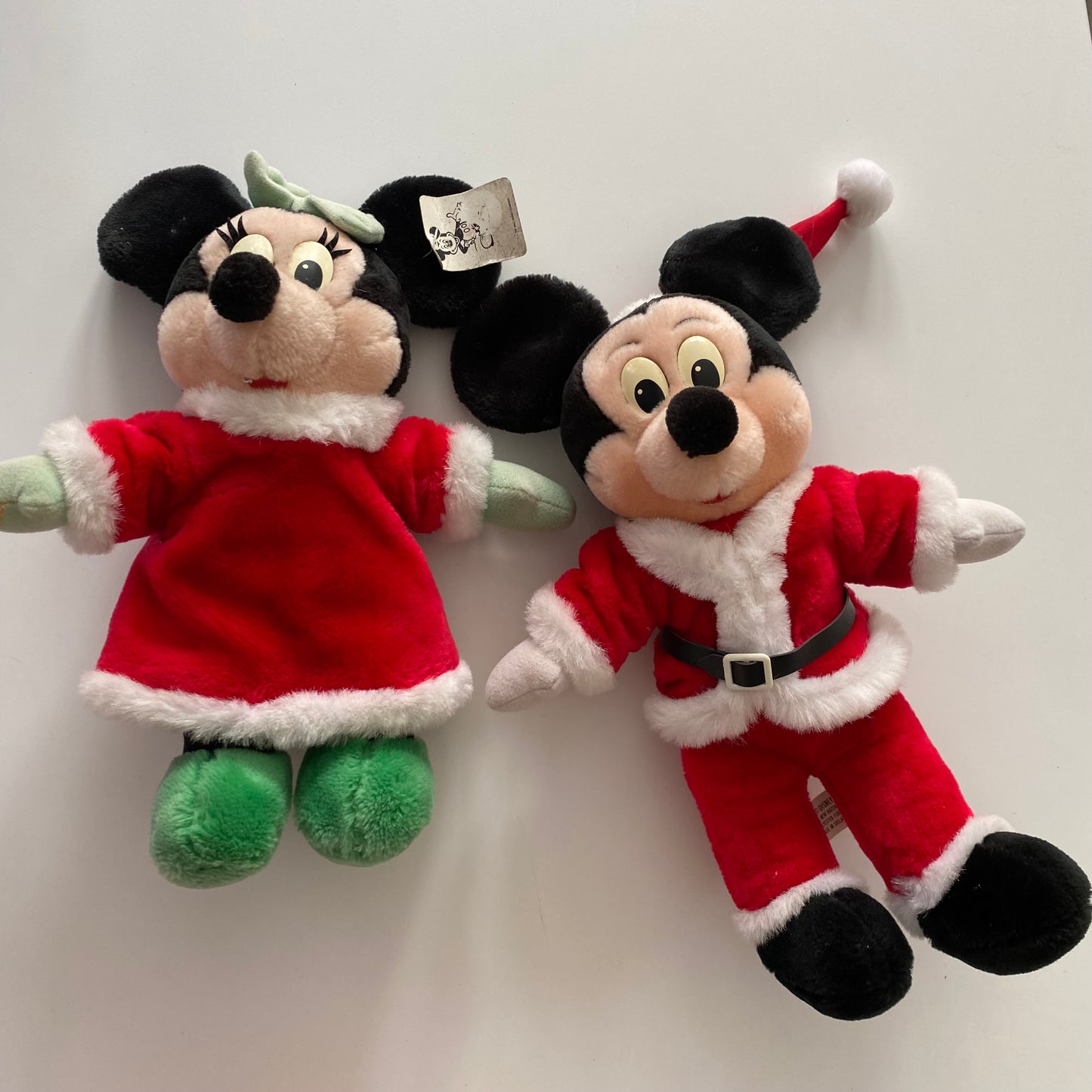 Vintage Disney Christmas Minnie & Mickey Mouse