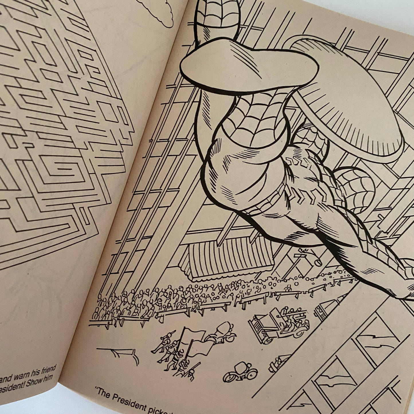 Vintage Marvel Colouring Book