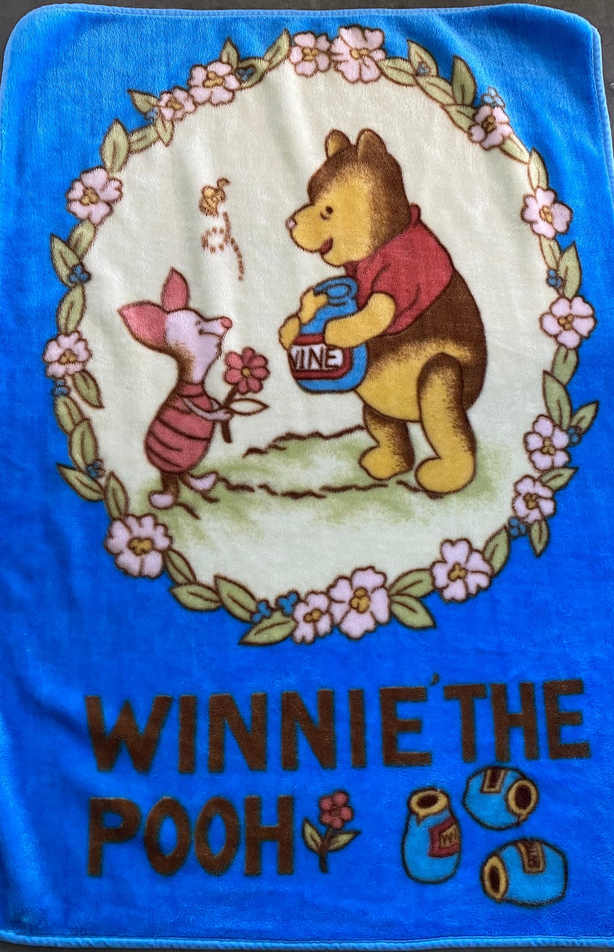 Disney Winnie The Pooh Cot Blanket