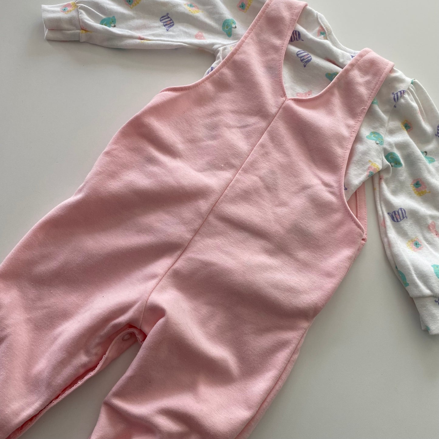 Vintage Oshkosh Overalls Set - Size 18M