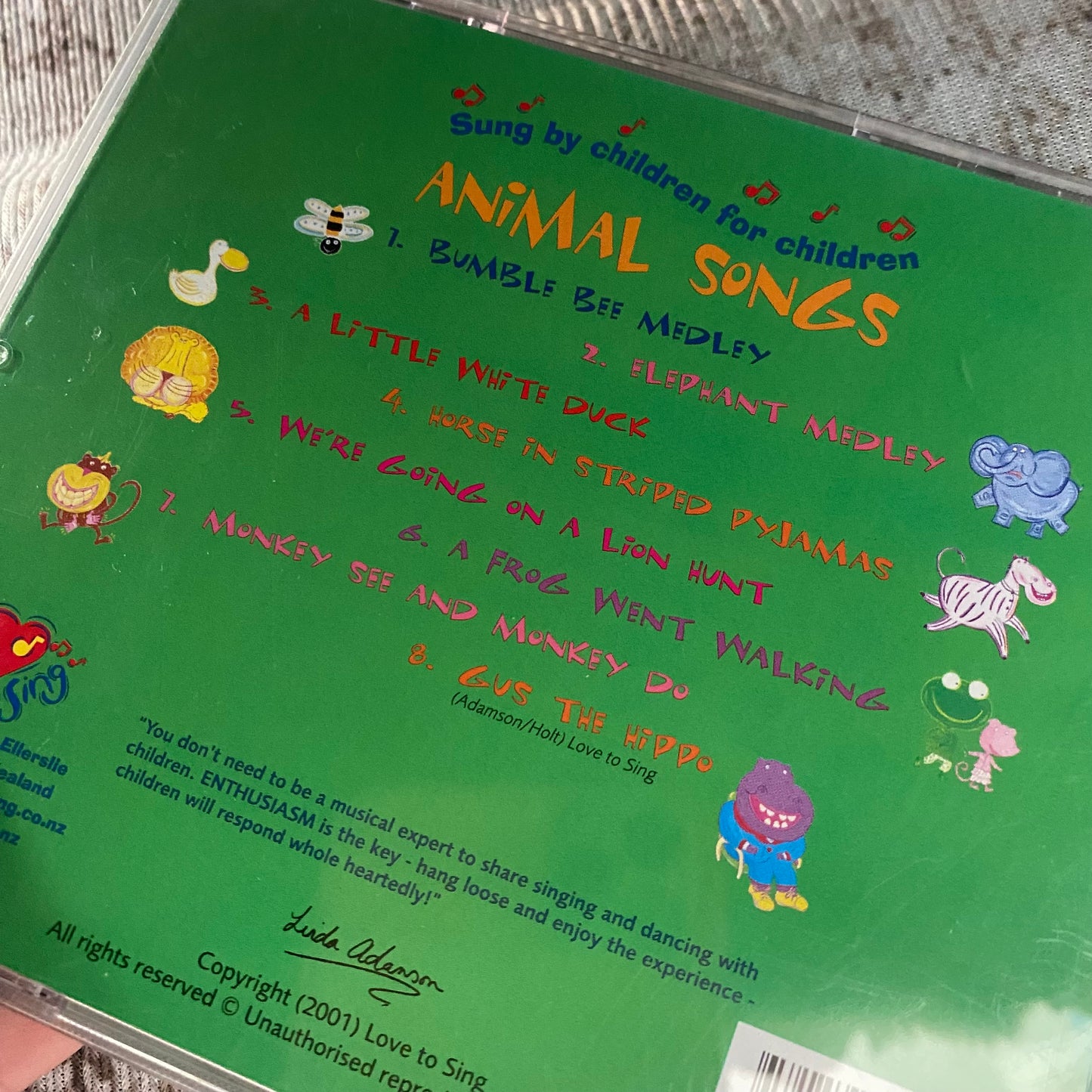 Love To Sing Animal Songs