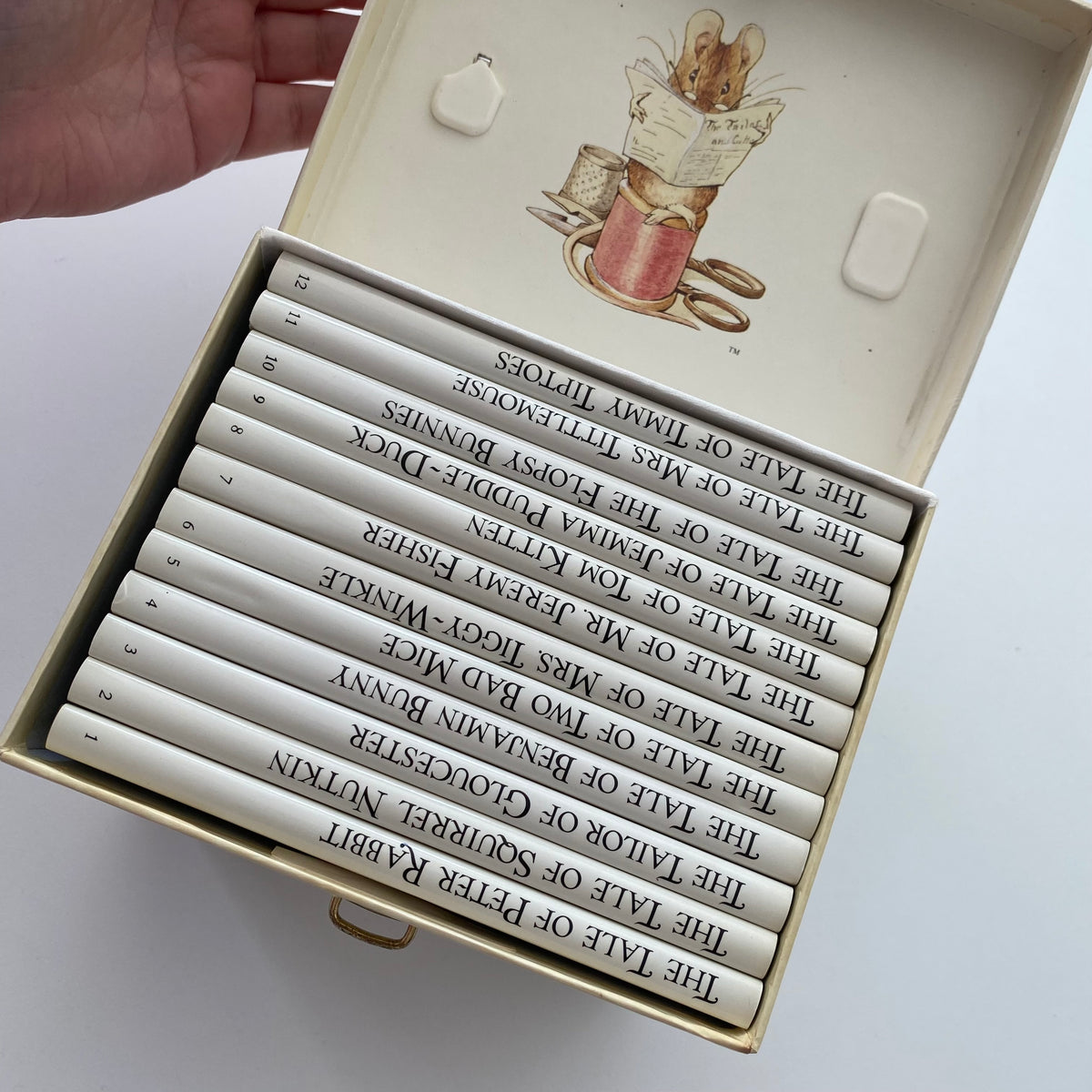 Vintage Beatrix Potter Peter Rabbit Box Book Set