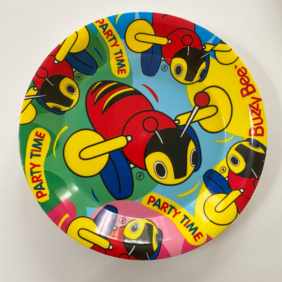 Buzzy Bee Plastic Plate