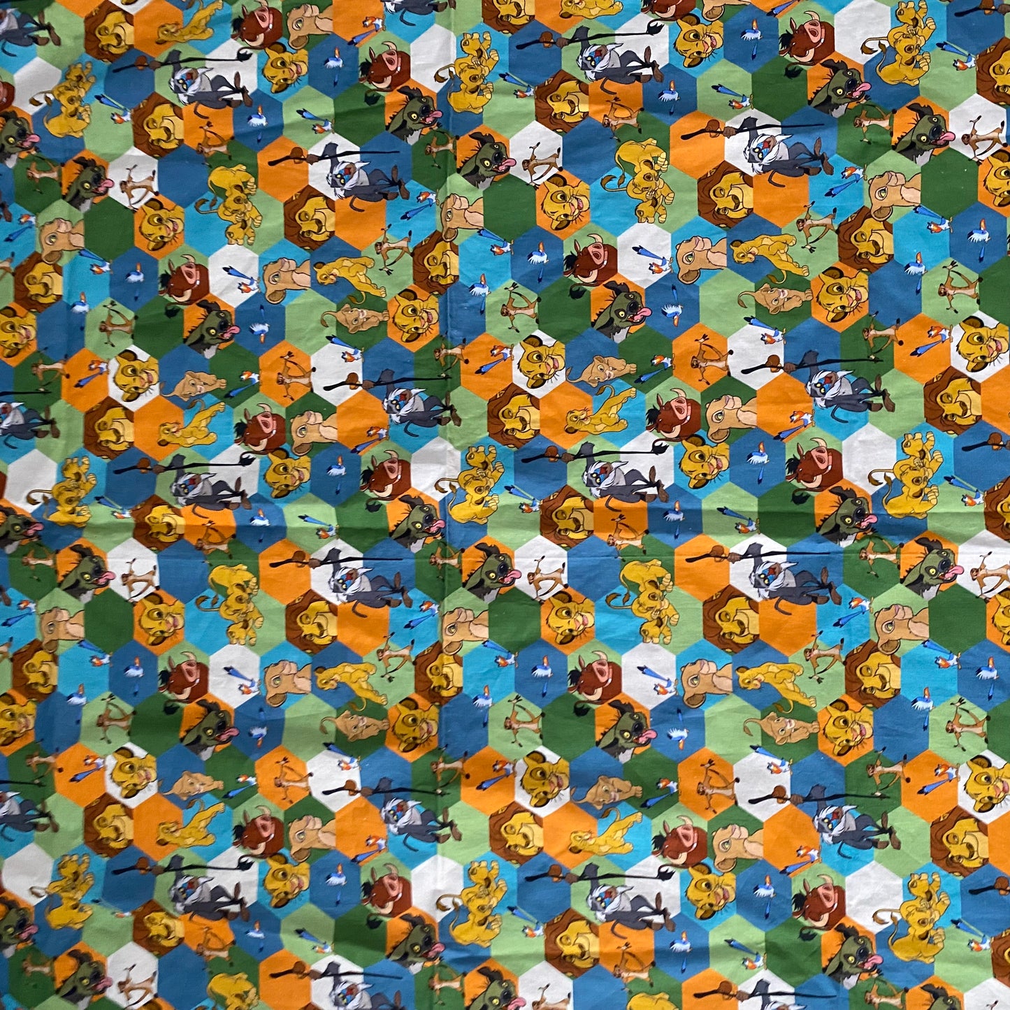 Lion King Fabric 115cm X 120cm