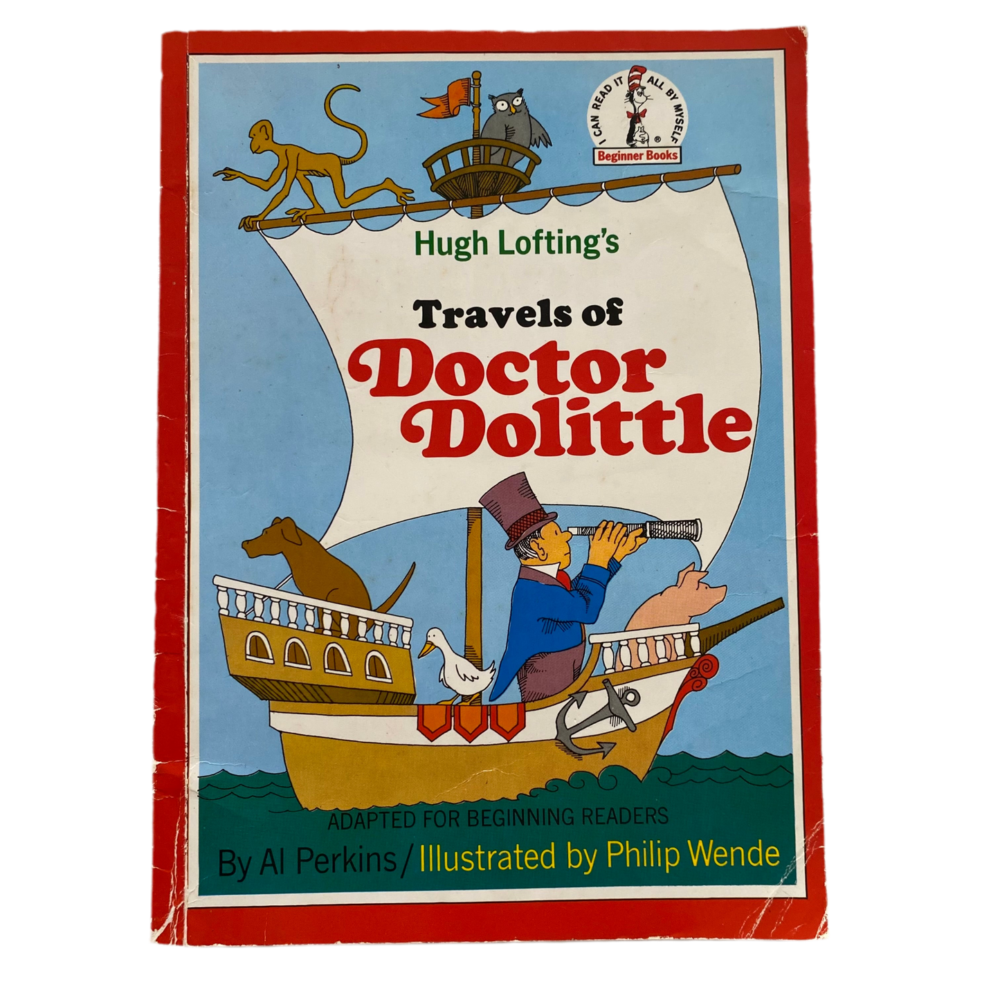 Vintage Dr Seuss Travels Of Doctor Dolittle Book