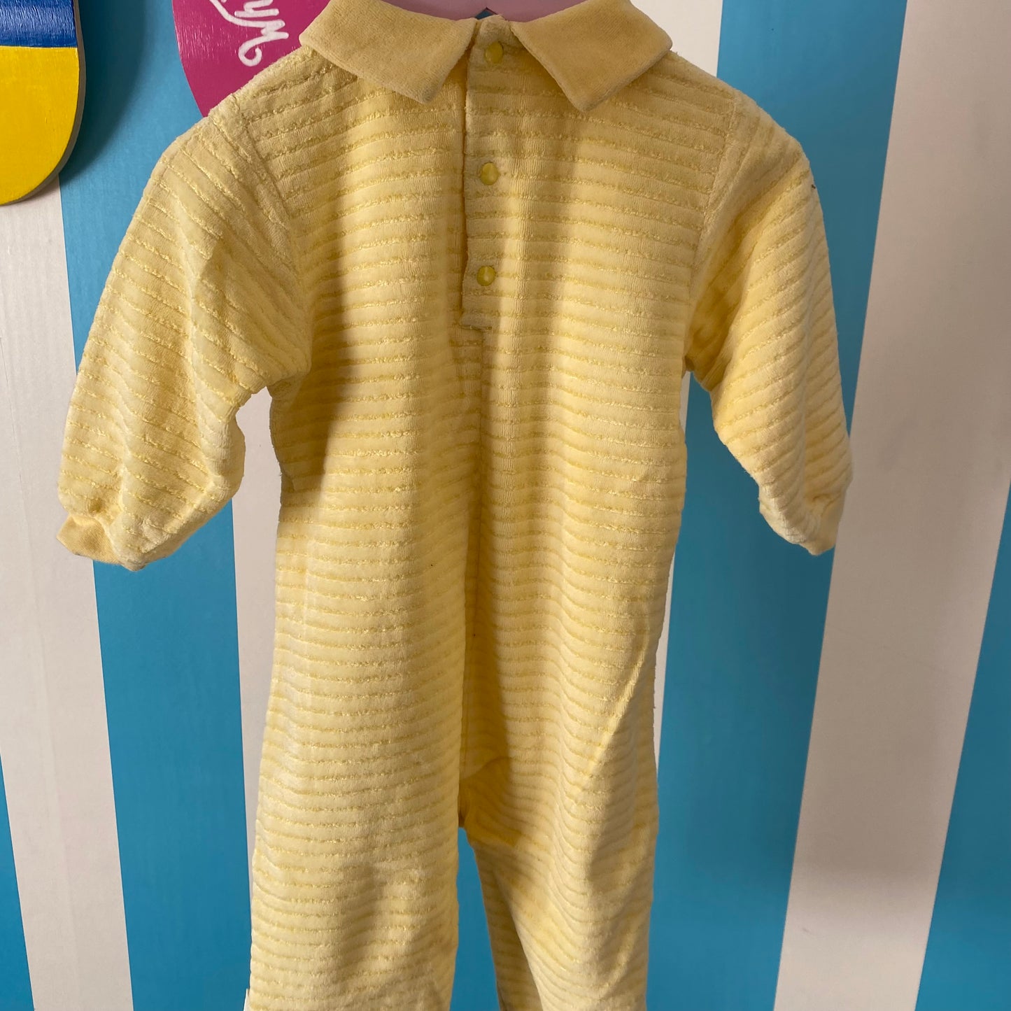 Vintage Pumpkin Patch Velour Suit - Size 6-12M