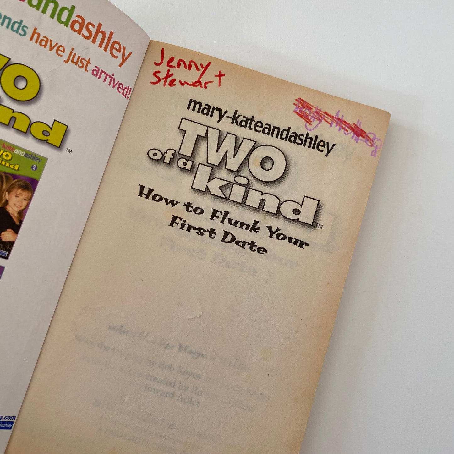 Mary Kate & Ashley Two Of A Kind Chapter Books