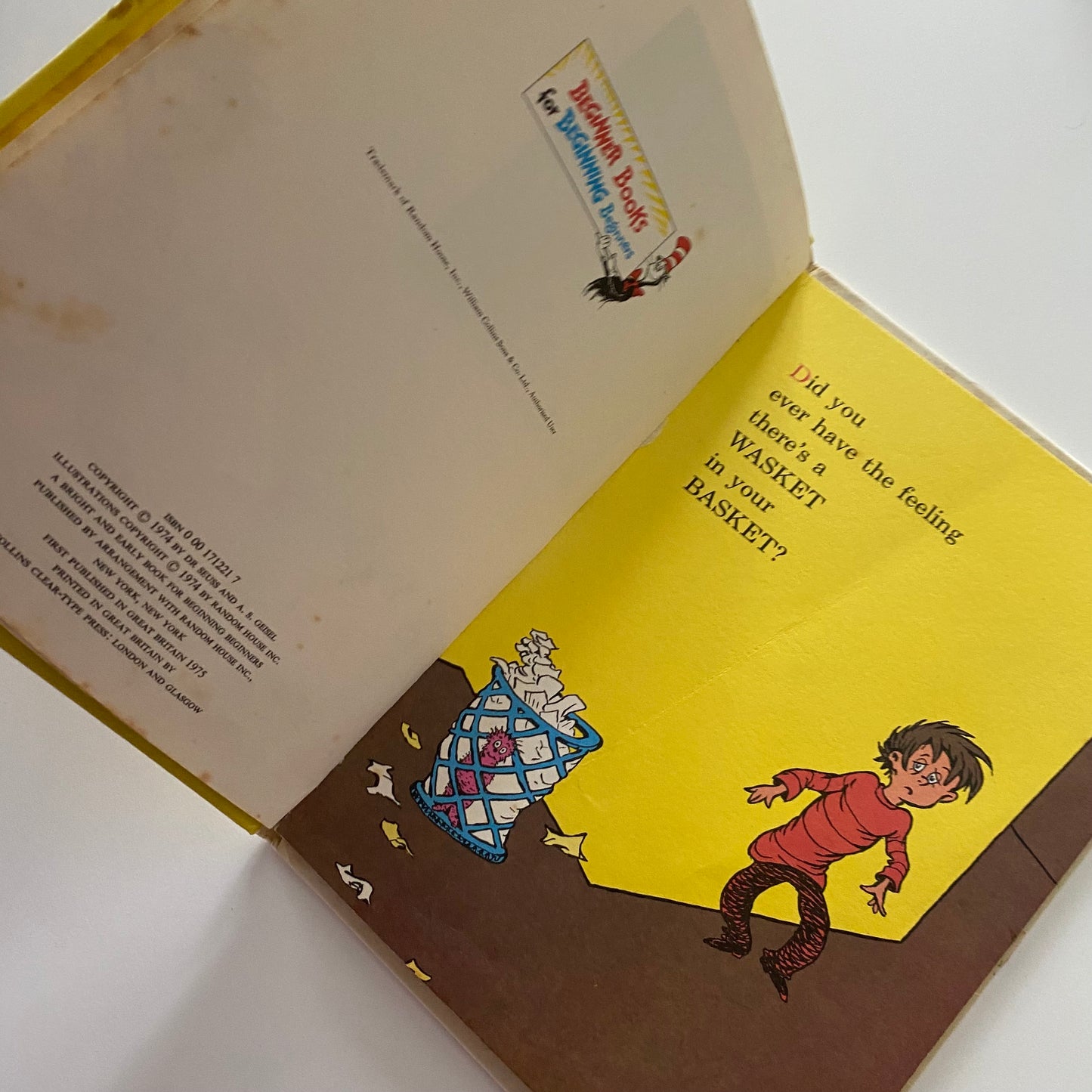 Vintage Dr Seuss There’s A Wocket In My Pocket Book