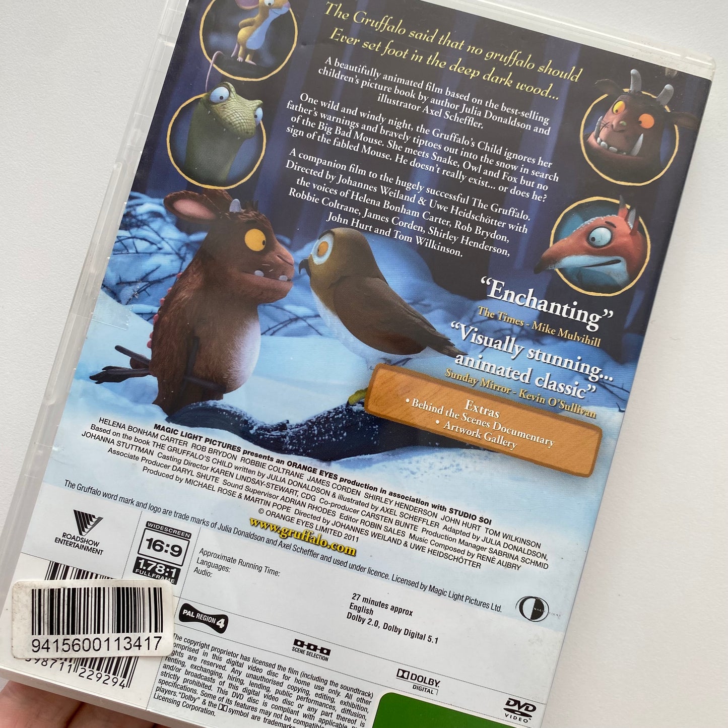The Gruffalo’s Child DVD