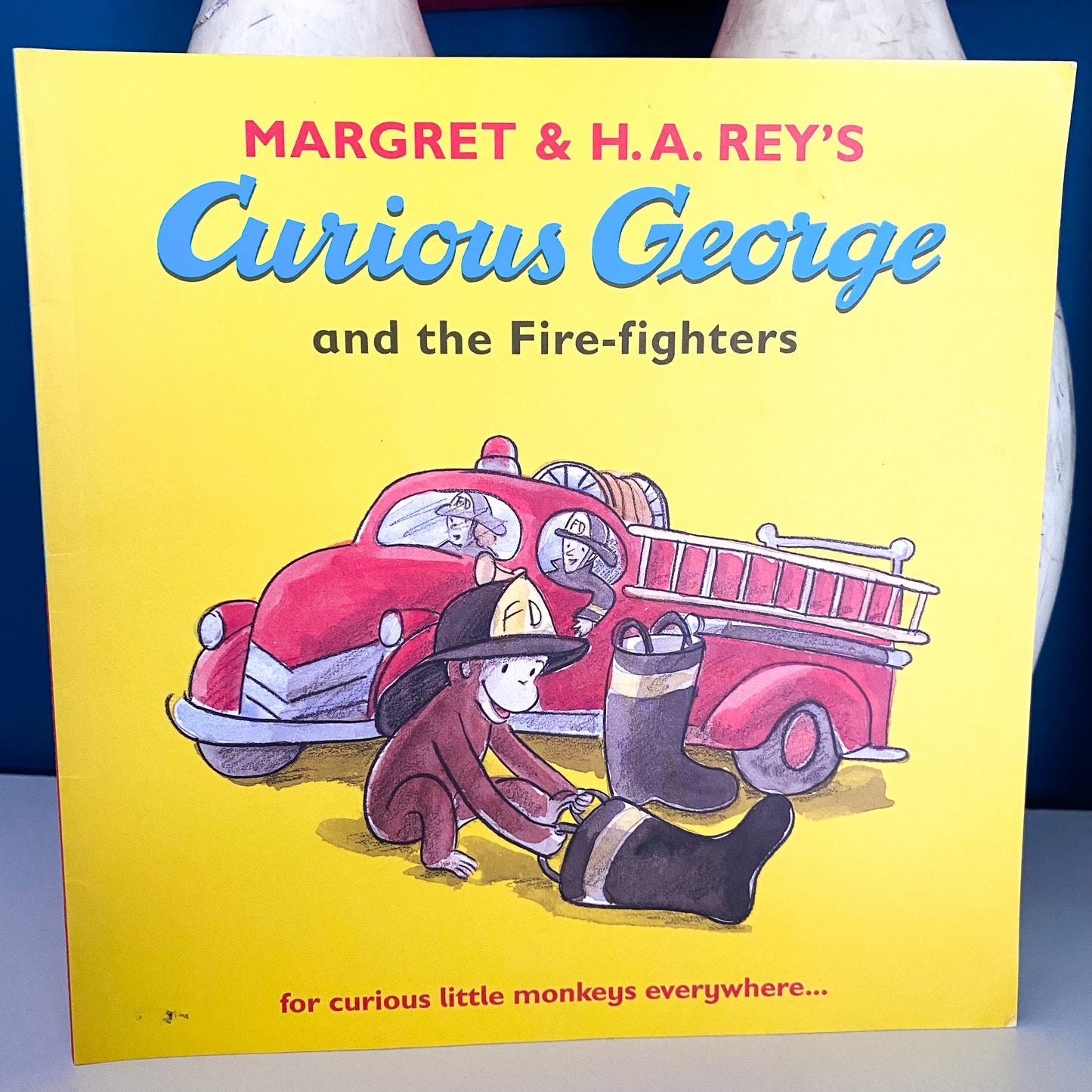 Curious George & The Fire Fighters Book