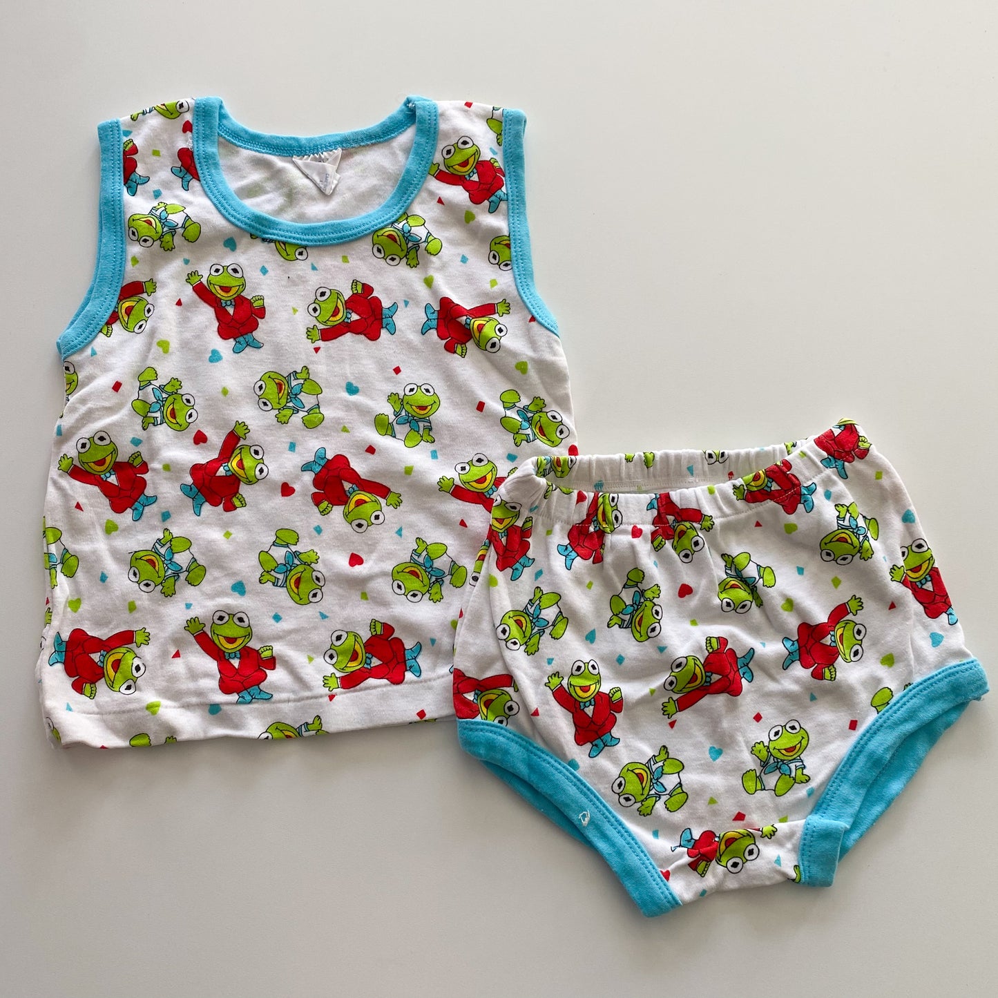 Vintage Muppet Babies Singlet & Bloomers - Size 2
