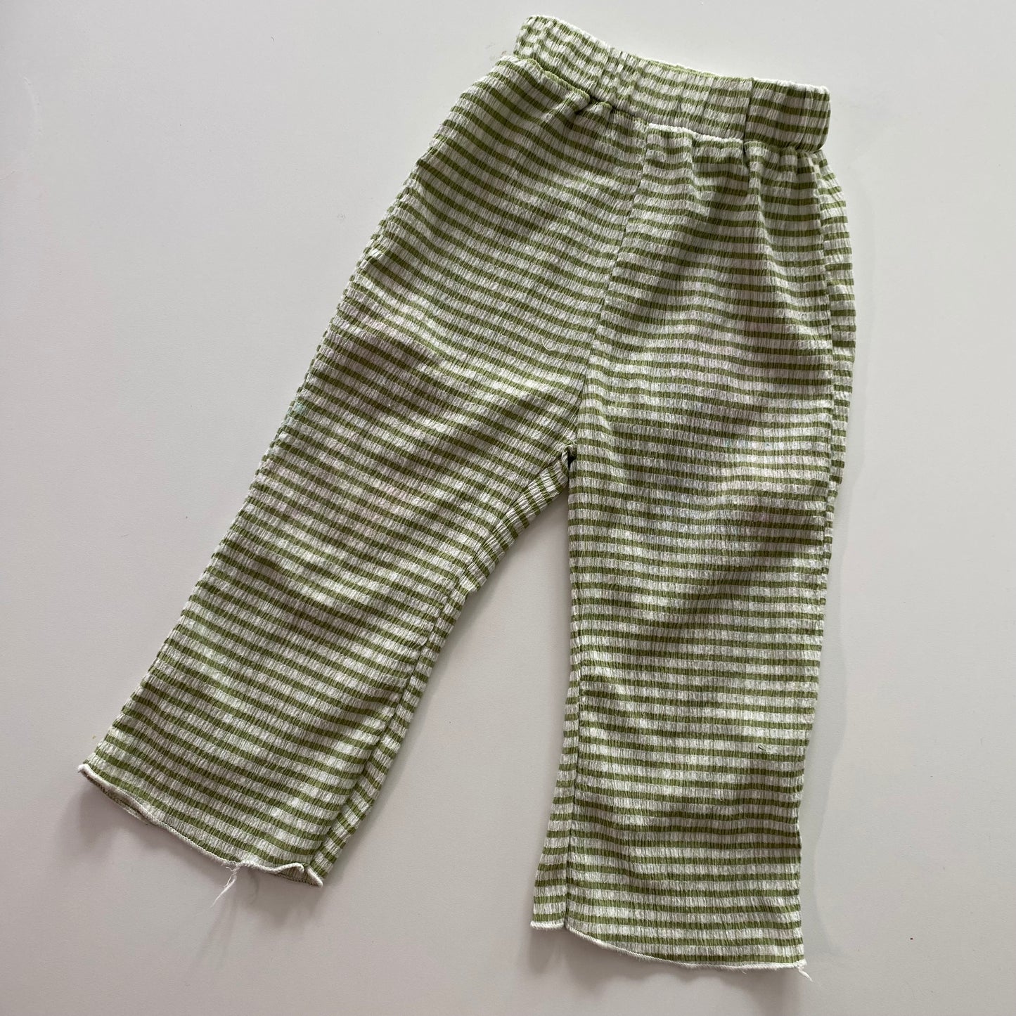 Green Stripe Pants - Size 2