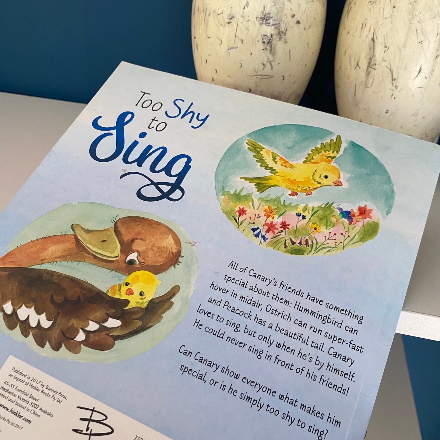 Too Shy To Sing Book