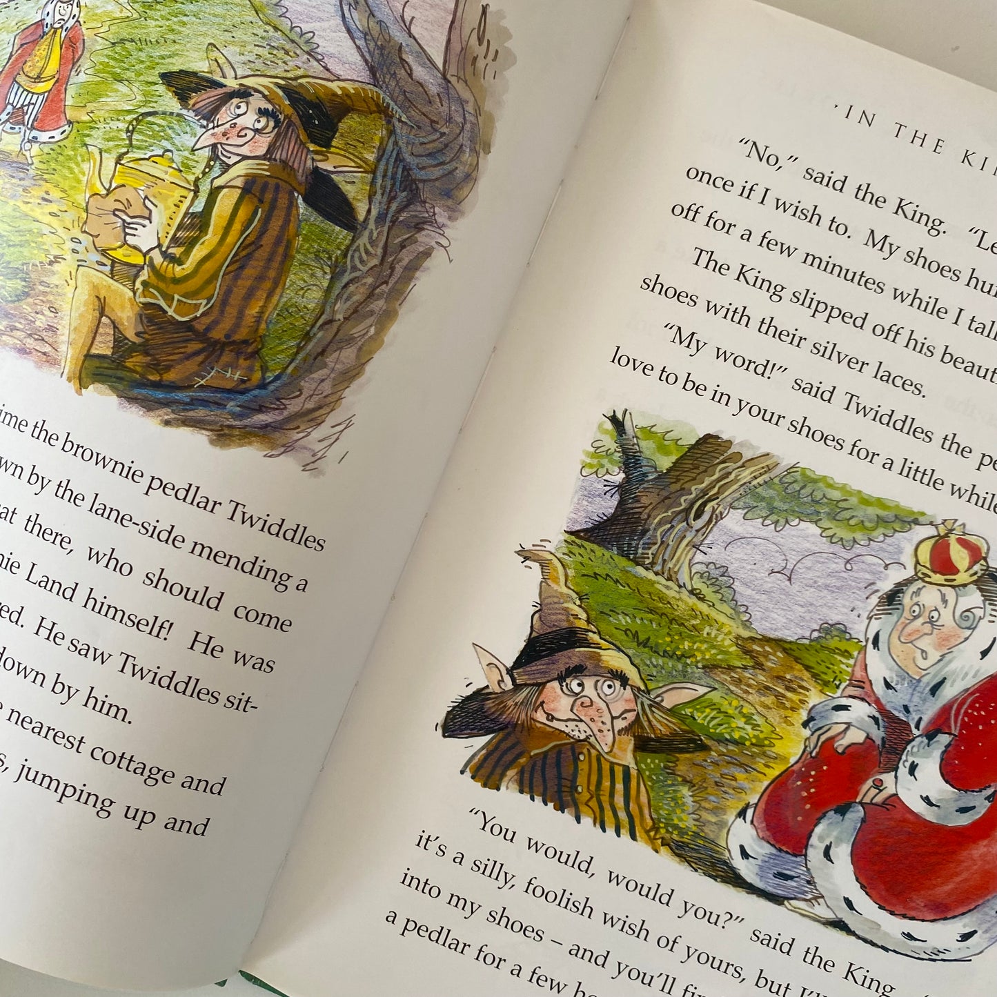 Enid Blyton In The Kings Shoes & The Smelly Little Dog Book