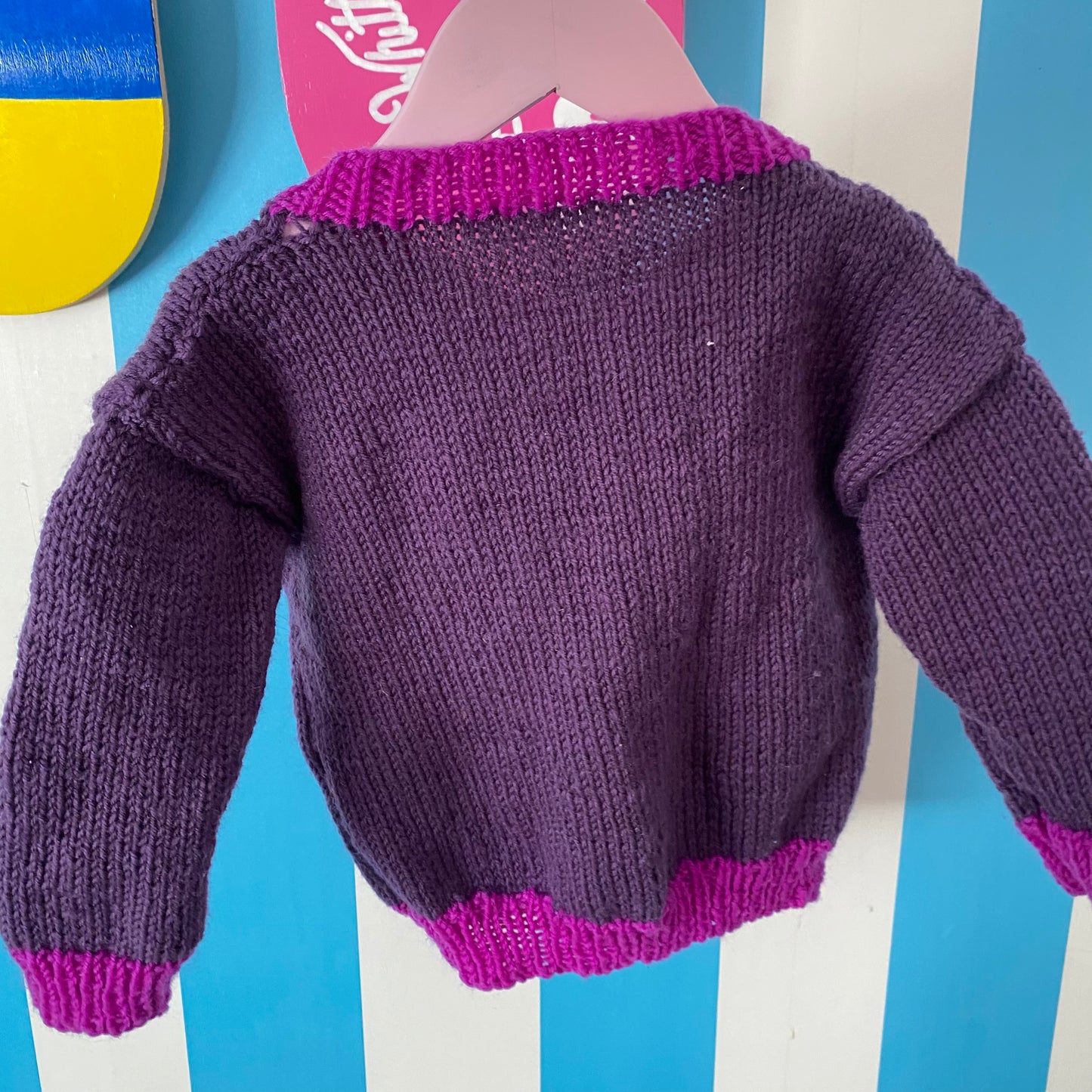 Handmade My Little Pony Knit Jumper - Size 1-2Y